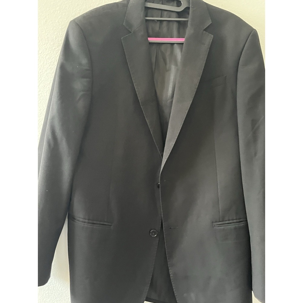 Rossini Men's Brown Striped Wool Blend Blazer  40 R